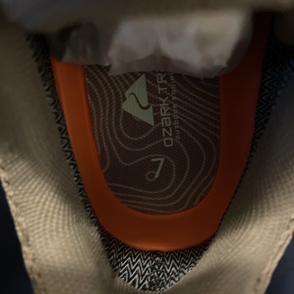 Ozark Trail Women's Taupe Black Suede Mesh Lace Up Hiker Sneakers Shoes 6.5 NEW - Picture 8 of 9